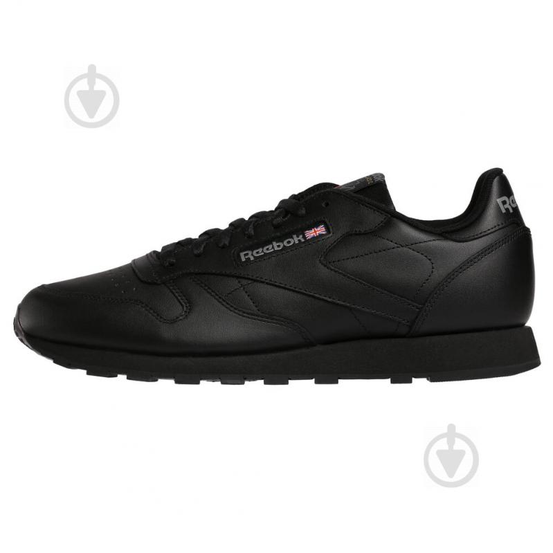 Кросівки чоловічі демісезонні Reebok CL LTHR 2267 р.39 чорні - фото 2