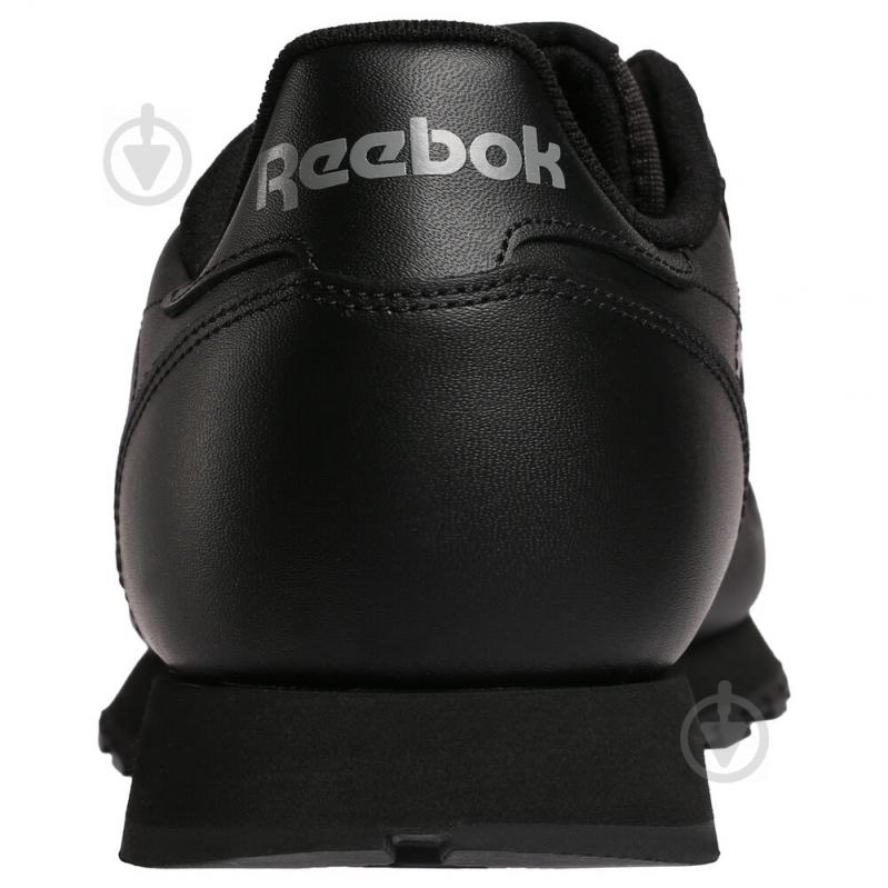 Кросівки чоловічі демісезонні Reebok CL LTHR 2267 р.39 чорні - фото 4