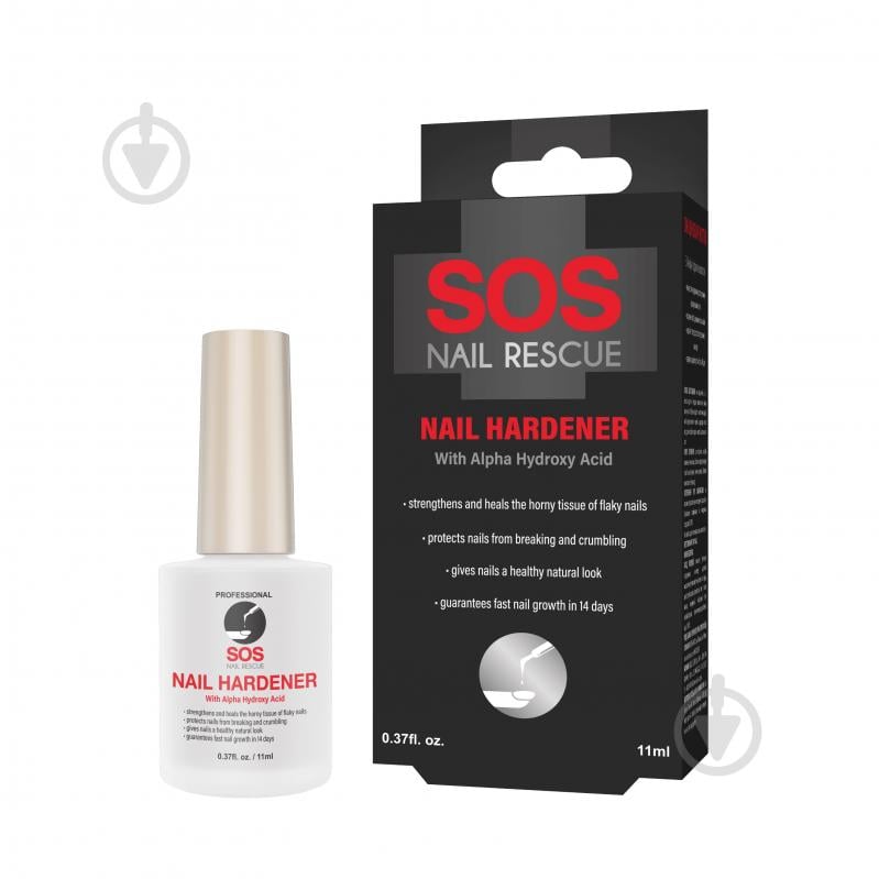 Укрепитель SOS Nail Rescue Nail Hardener 11 мл - фото 1