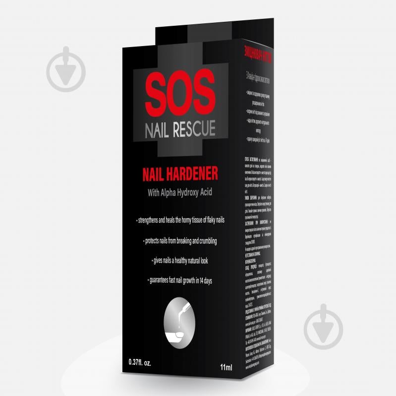 Укрепитель SOS Nail Rescue Nail Hardener 11 мл - фото 2