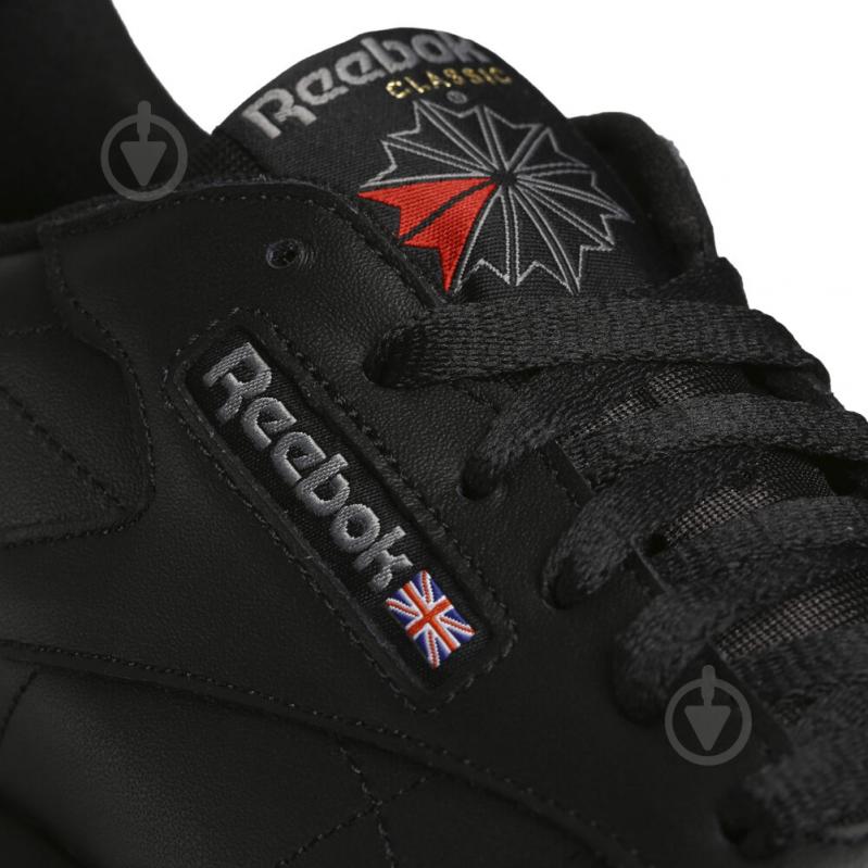 Кросівки жіночі демісезонні Reebok CL LTHR 3912 р.35,5 чорні - фото 8