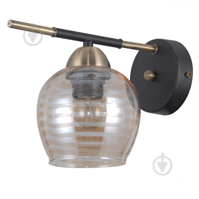 Бра Victoria Lighting Cat/AP1 1x60 Вт E27 медь/черный - фото 1