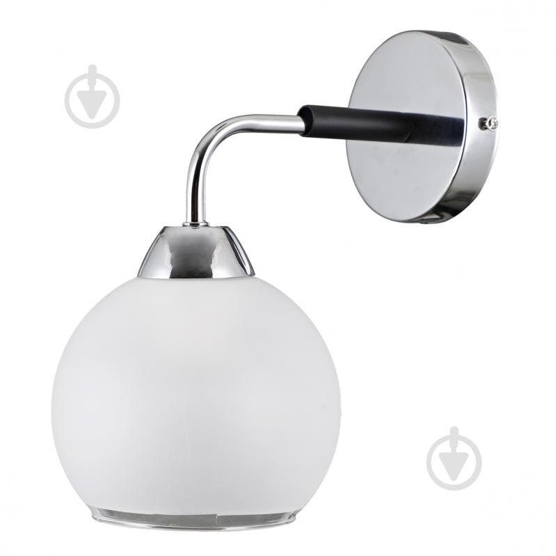 Бра Victoria Lighting Paulo/AP1 1x60 Вт E27 хром/черный - фото 1