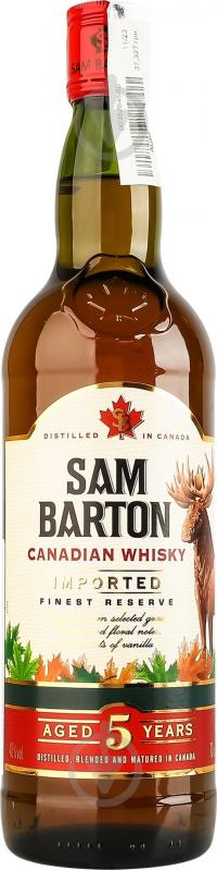 Виски Sam Barton 40% канадское купажированное 5YO 0,7 л - фото 1