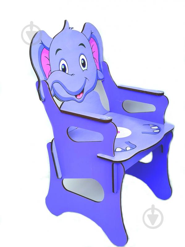 Стул детский деревянный Tatev Слон - фото 2