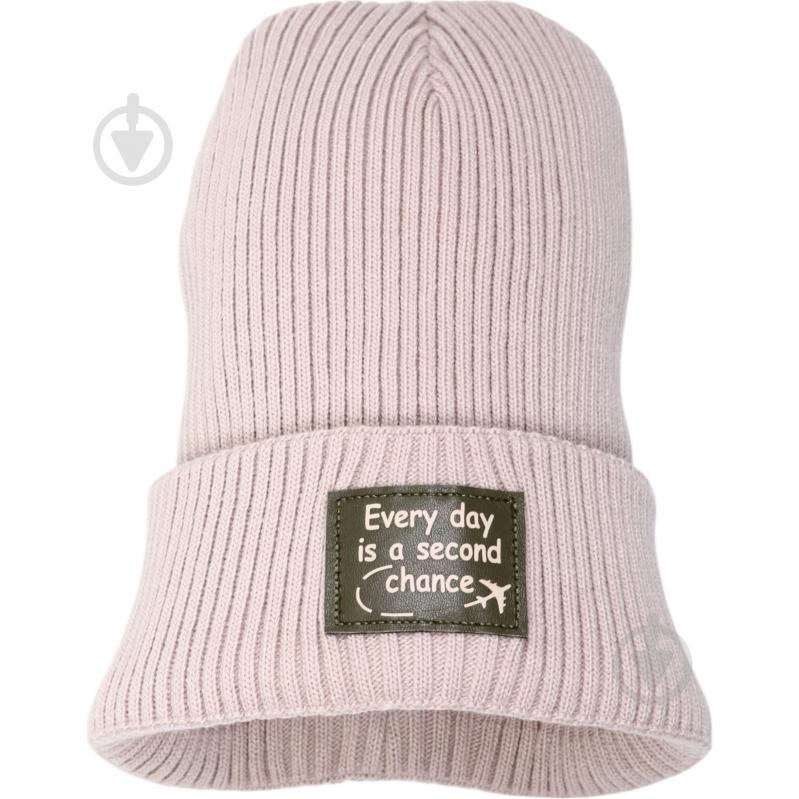 Шапка Pompona р. 50-52 24WP23k бежевый - фото 1