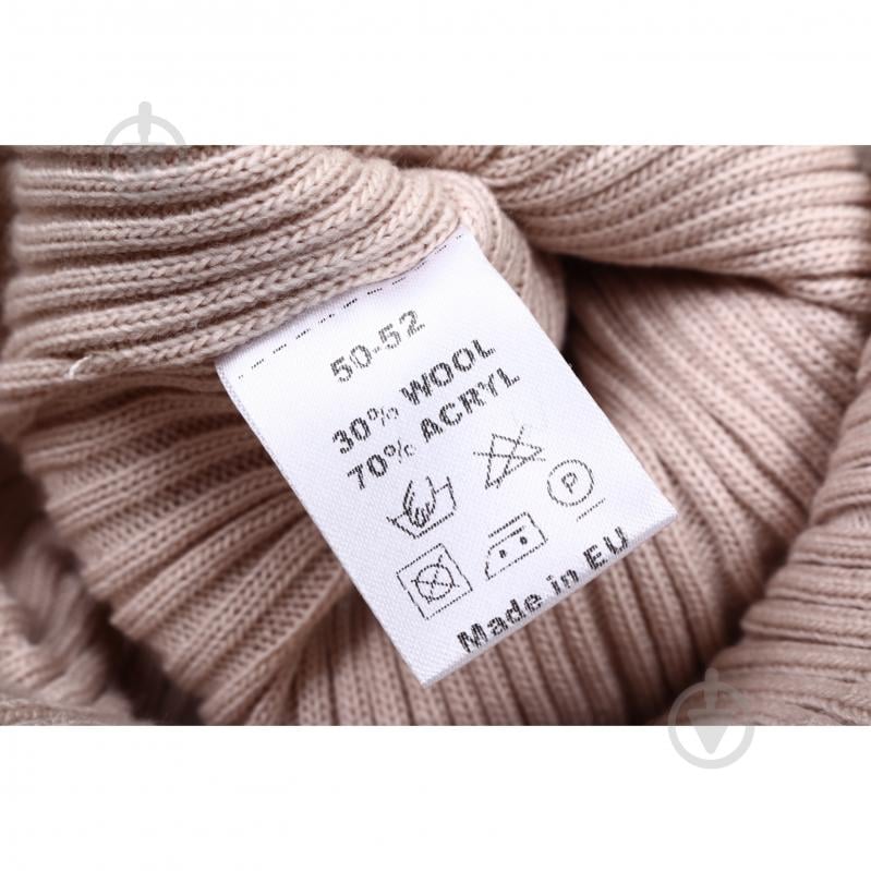 Шапка Pompona р. 50-52 24WP23k бежевый - фото 3