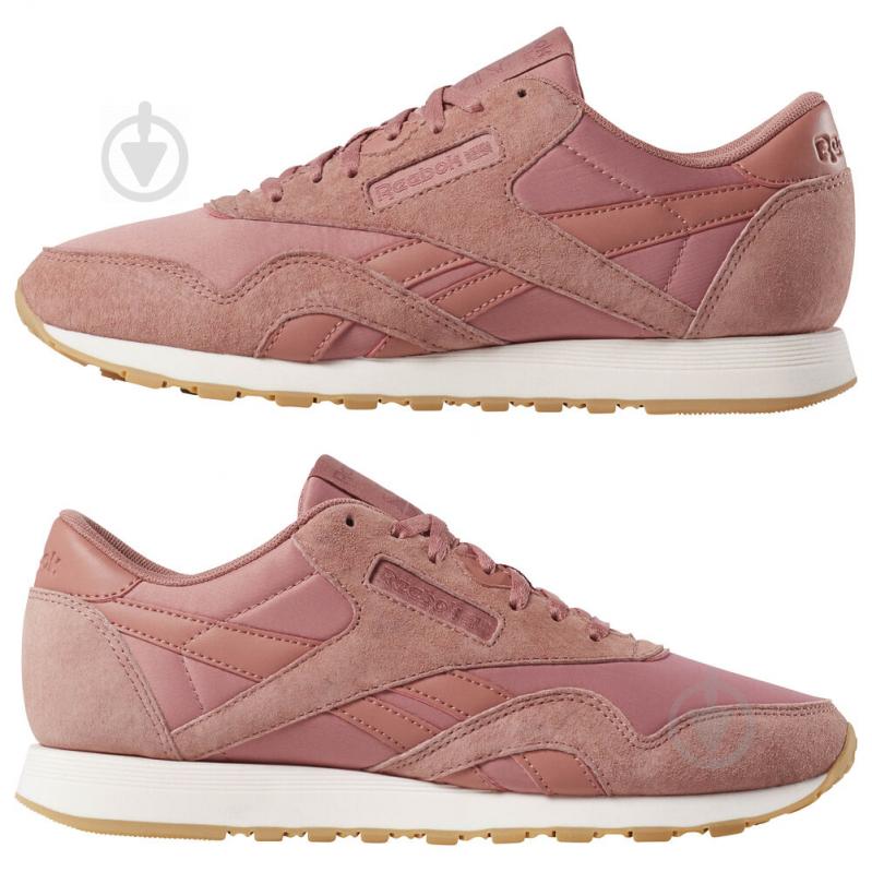 Кроссовки женские зимние Reebok CL NYLON CN6884 р.35 розовые - фото 7