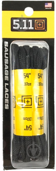Шнурки 5.11 Tactical Sausage Laces черный - фото 1 Шнурки 5.11 Tactical Sausage Laces черный - фото 1