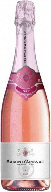 Вино ігристе Baron d'Arignac Rose Dry Sparkling рожеве брют 750 мл - фото 1