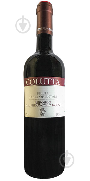 Вино Colutta Refosco dal Peduncolo Rosso Friuli Colli Orientali DOC 2015 сухе червоне 0,75 л - фото 1