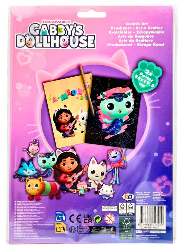 Скретч-раскраска «Gabby's Dollhouse» - фото 3