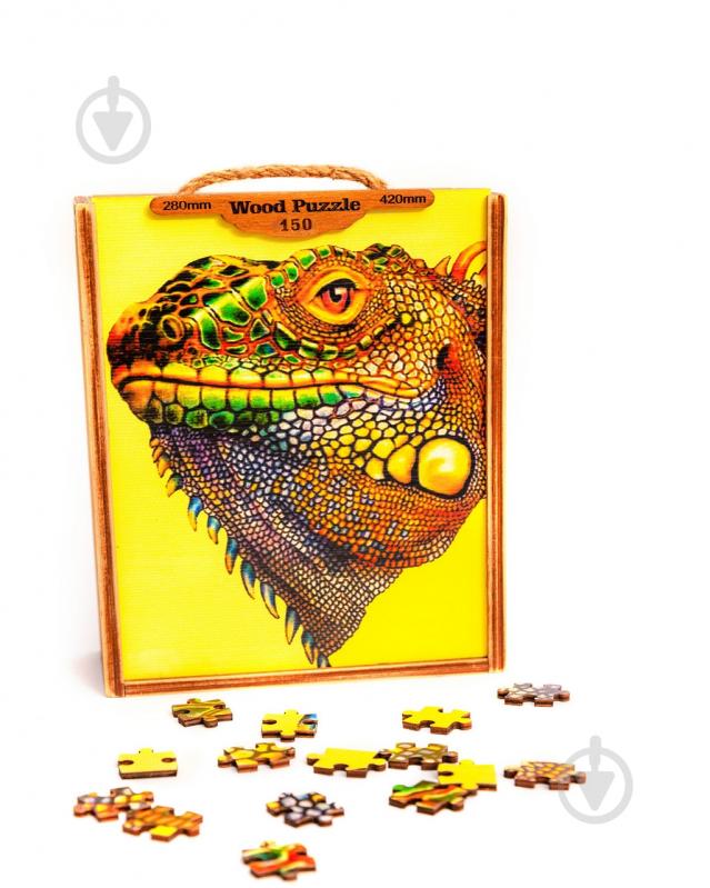 Пазлы деревянные Tatev Хамелеон - фото 2