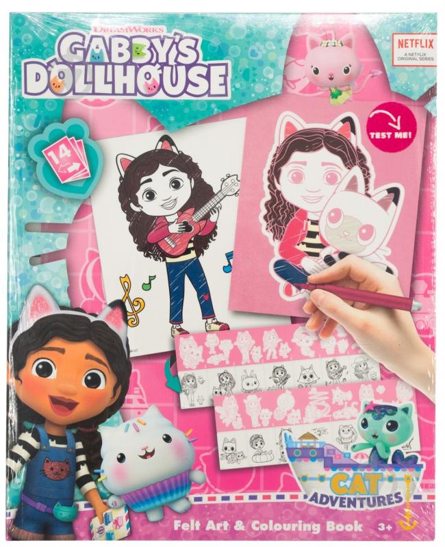 Раскраска «GABBY'S DOLLHOUSE Фетровая» - фото 1