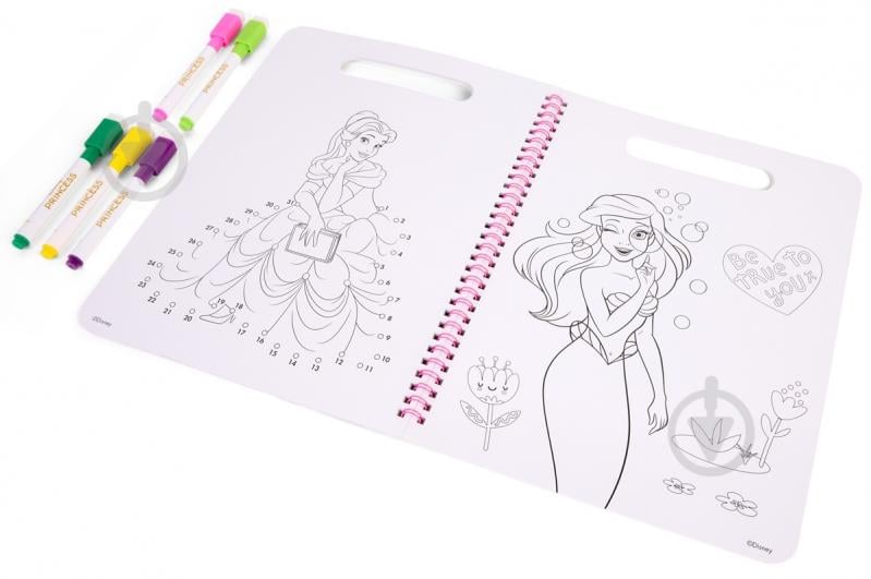 Набір-розмальовка Disney з маркерами, що стираються Princess Актівіті DP252410 - фото 4