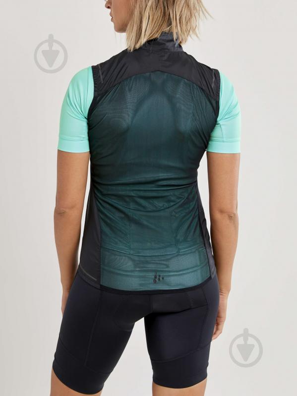 Велошорты Craft Essence Light Wind Vest W 1908793-999000 р.XS черный - фото 2