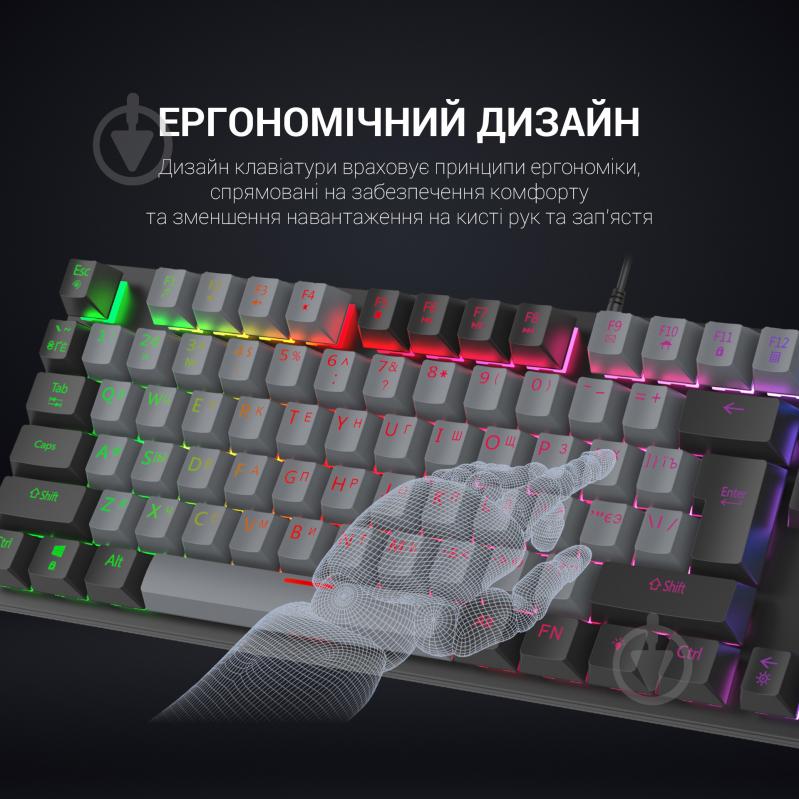 Клавіатура ігрова GamePro (MK105B) black - фото 6