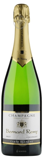 Шампанське Sarl Remy Bernard te Fils Carte Blanche Brut Champagne сухе біле 0,75 л - фото 1