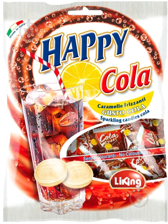 Леденцы Liking Happy Cola 125 г - фото 1 Леденцы Liking Happy Cola 125 г - фото 1