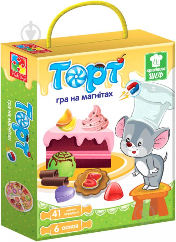 Гра магнітна Vladi Toys Торт VT3004-01 - фото 1