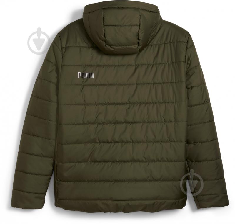 Куртка мужская демисезонная Puma ESS HOODED PADDED JACKET 84893870 р.2XL хаки - фото 2