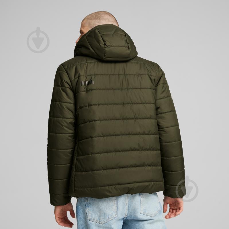 Куртка мужская демисезонная Puma ESS HOODED PADDED JACKET 84893870 р.2XL хаки - фото 6