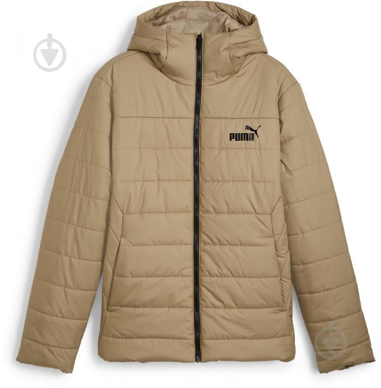 Куртка мужская демисезонная Puma ESS HOODED PADDED JACKET 84893867 р.2XL светло-коричневая - фото 1