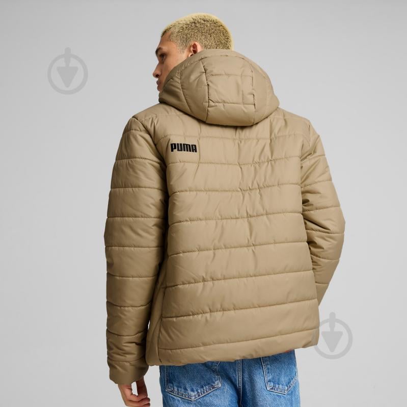 Куртка мужская демисезонная Puma ESS HOODED PADDED JACKET 84893867 р.2XL светло-коричневая - фото 6