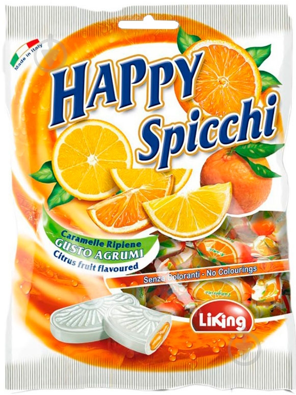 Леденцы Liking Happy Spicchi 125 г - фото 1