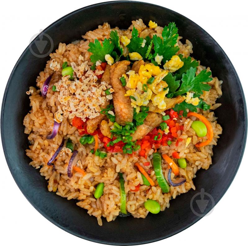 Рис Жареный по-китайски 420 г - фото 1 Рис Жареный по-китайски 420 г - фото 1