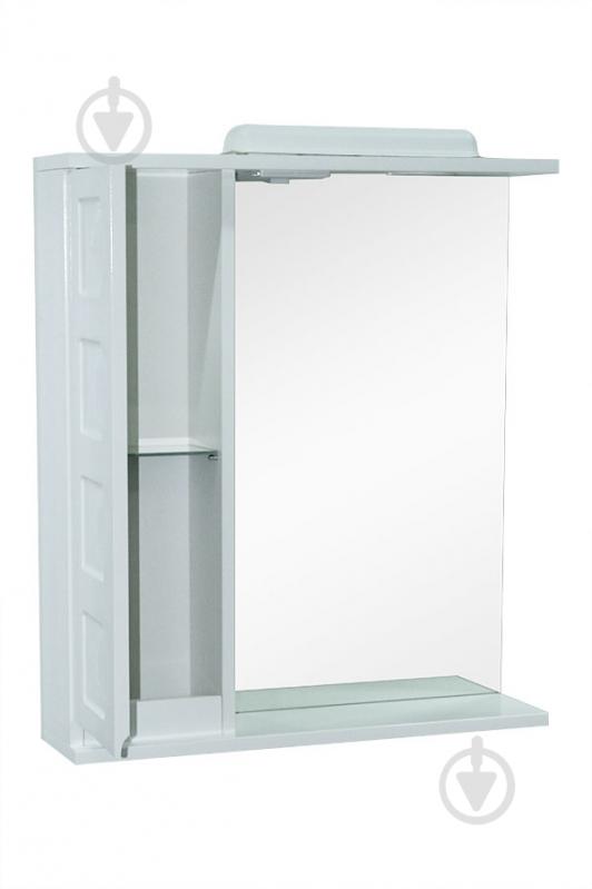 Зеркало ХАСТ Капри 55 + шкаф белый (лев) - фото 2