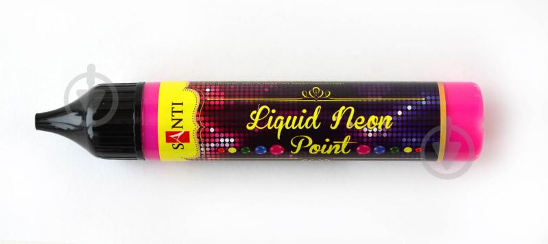 3D-гель Liquid neon gel рожевий Santi 25 мл - фото 1