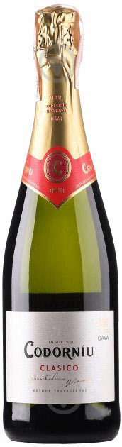 Вино ігристе Codorniu Cava Clasico Brut біле брют 750 мл - фото 1