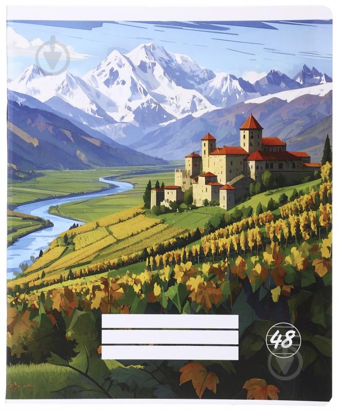 Зошит шкільний Pixel landscape2_25 48 аркушів у лінійку Nota Bene - фото 1 Зошит шкільний Pixel landscape2_25 48 аркушів у лінійку Nota Bene - фото 1