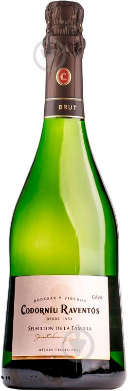 Вино ігристе Codorniu Seleccion Raventos Brut 0,75 л - фото 1