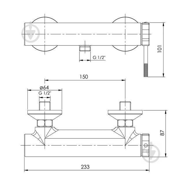 Змішувач для душу Imprese Brenta ZMK081906080 - фото 2