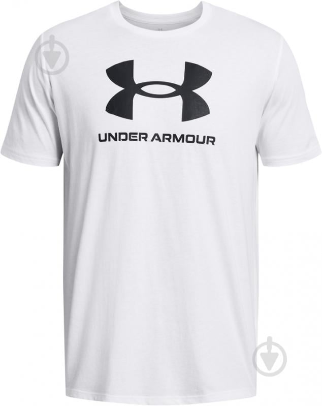 Футболка Under Armour UA SPORTSTYLE LOGO UPDATE SS 1382911-100 р.2XL белый - фото 3