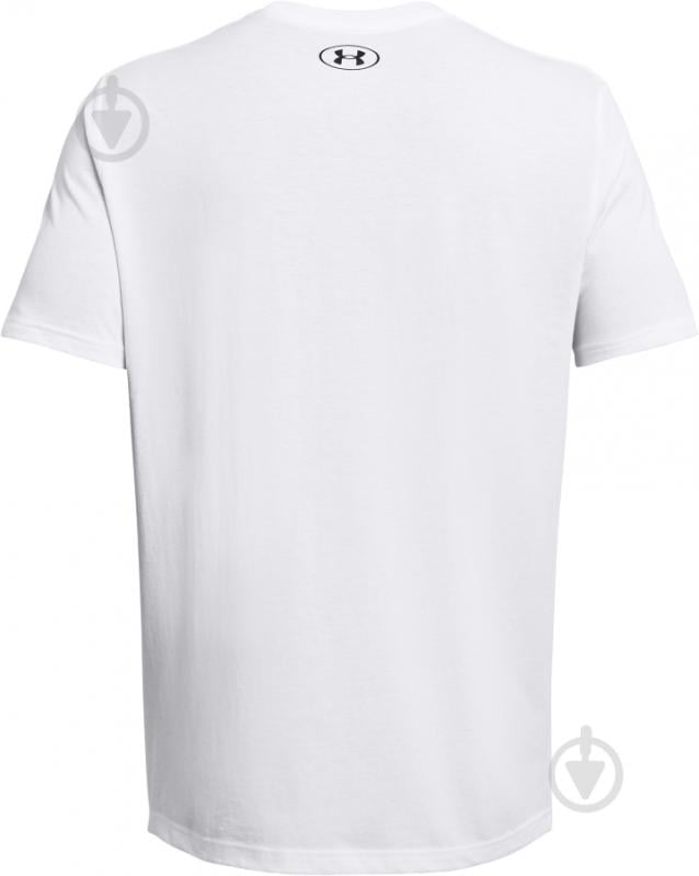 Футболка Under Armour UA SPORTSTYLE LOGO UPDATE SS 1382911-100 р.2XL белый - фото 4