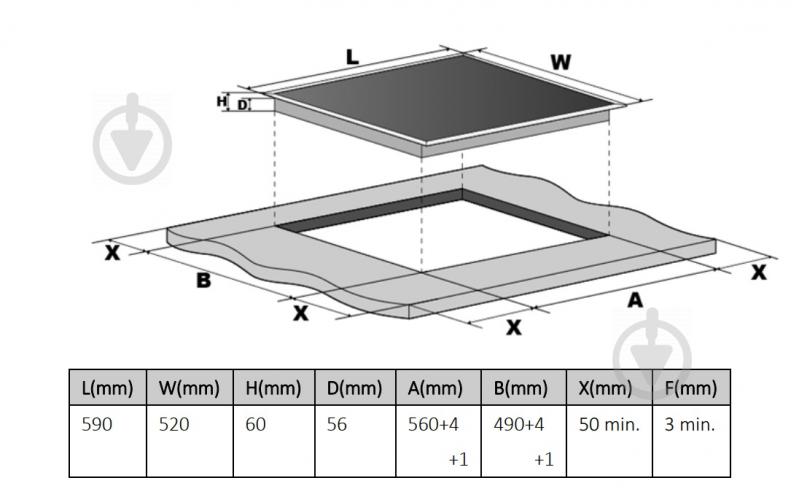 Варильна поверхня індукційна Interline HIV 569 SIZ BA - фото 10