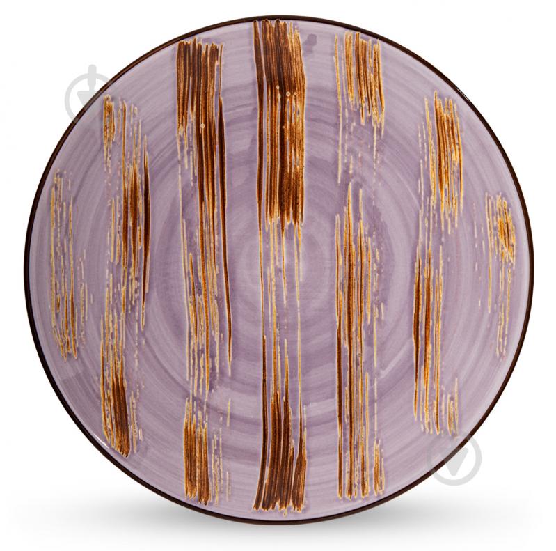 Тарелка обеденная Wilmax Scratch Lavander 23 см WL-668713/A - фото 1