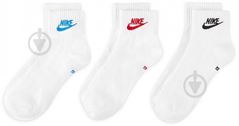Шкарпетки Nike EVERYDAY ESSENTIAL DX5074-911 р.46-50 білий 3 пари шт. - фото 2