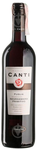 Вино Canti Negroamaro Primitivo Puglia 0,75 л - фото 1