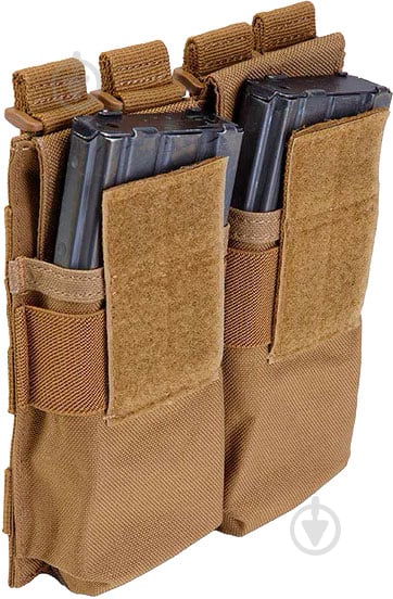 Підсумок 5.11 Tactical подвійний для 4х магазинів AR Stacked Double Flat Dark Earth - фото 2