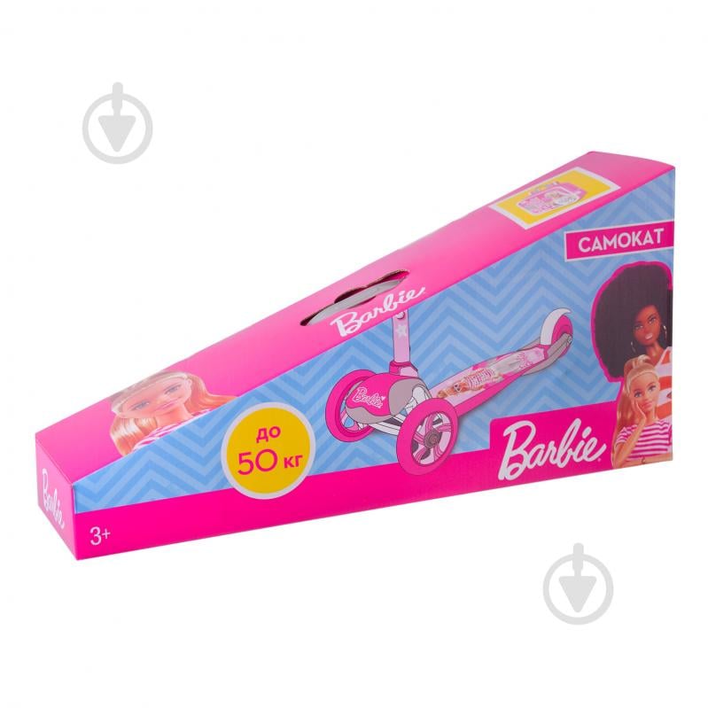 Самокат Disney Barbie розовый LS2211 - фото 9