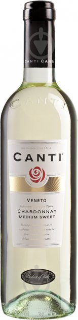 Вино Canti Chardonnay Veneto Medium Sweet біле напівсолодке 11.5% (8005415046614) 750 мл - фото 1