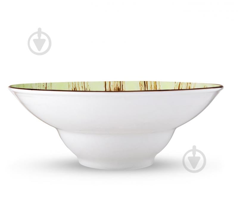Тарелка глубокая Wilmax Scratch Pistachio 20 см 800 мл WL-668122/A - фото 2