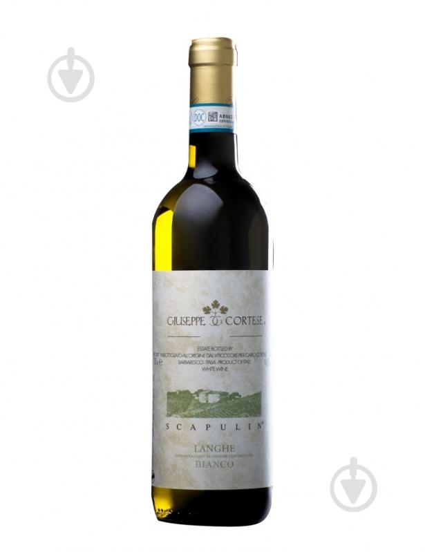 Вино Giuseppe Cortese Langhe Bianco Scapulin DOC сухое белое . 0,75 л - фото 1