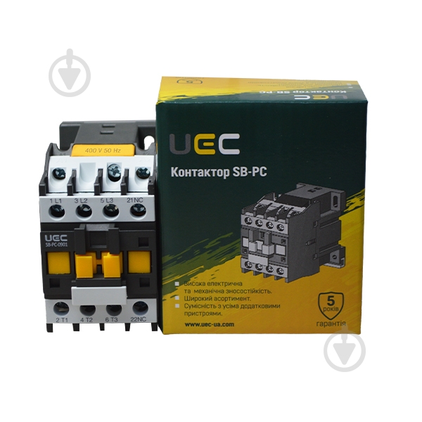 Контактор UEC SB-РC PC1-SB-009-400-01 - фото 2 Контактор UEC SB-РC PC1-SB-009-400-01 - фото 2