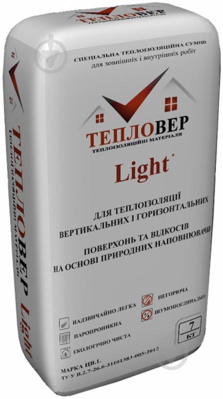 Штукатурка ТЕПЛОВЕР Light 7 кг - фото 1