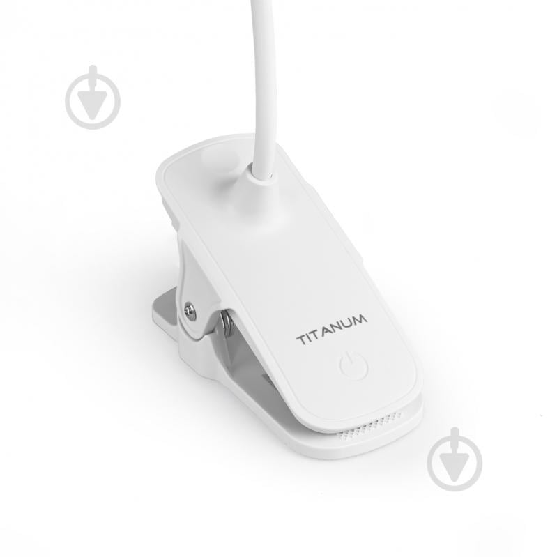 Настільна лампа акумуляторна TITANUM LED 013W 1x7 Вт білий 28344 - фото 2